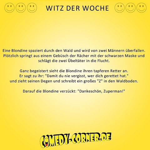 Comedy Corner Witze Top 10 Witz der Woche Comedy Corner Witze Top 10 Witz der Woche